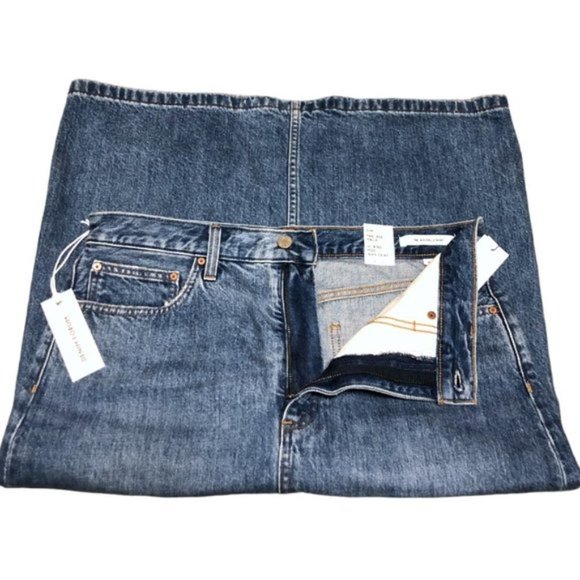 NWT Aritzia Denim Forum The '90s Halle Denim Skirt - Picture 8 of 12